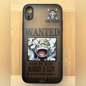 One Piece Luffy Wanted Poster Phone Case - iPhone XR